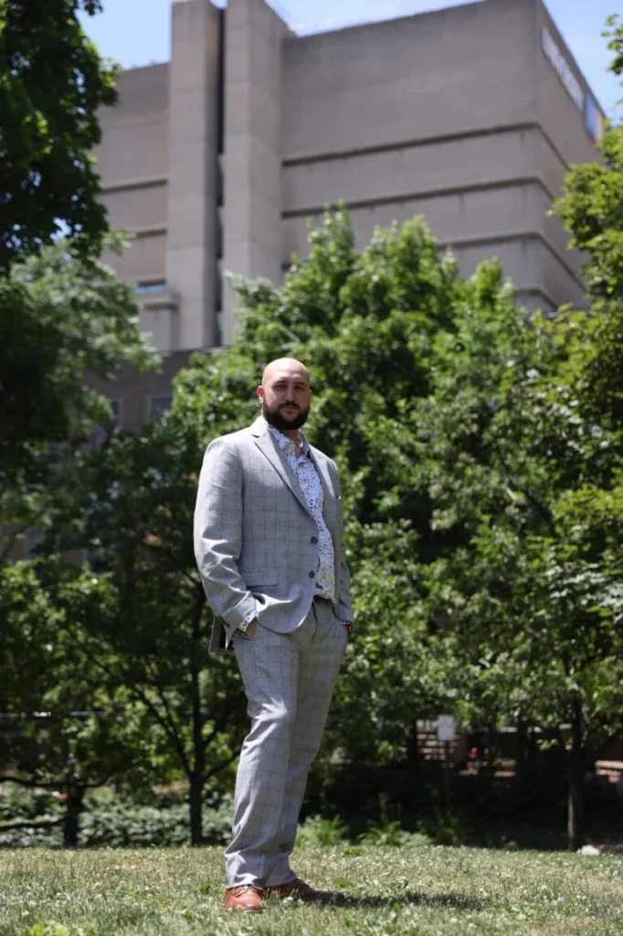 Portrait of Luca, founder of Legwork Tech